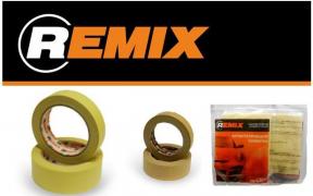 Лента малярная 19x45 60° (желтая) REMIX