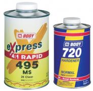 BODY  495  ЛАК MS 2К RAPID EXPRESS 4:1 1л +0,25л  720 отвердитель