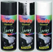 BODY краска черная матовая (0,4л) АЭРО