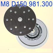981.300 Диск-подошва д/шл/маш типа ER03/05,жесткая 150мм,6+8+1 от