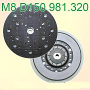 981.320 Диск-подошва д/шл/маш типа RH49отв,жесткая150мм,6+8+1 от