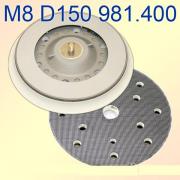 981.410 Диск-подошва д/шл/маш типа BR-TA-RA,мягкая,150мм,6+8+1 от