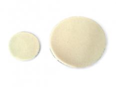 DLW/150.V - полировальный диск из калиброванного меха, липучка, толщина 4,5 мм,  150 мм