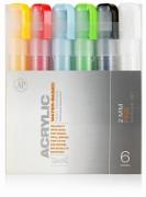 Маркер Acrylic fine 2мм темно-зеленый шок