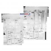 Ёмкость RoxelPro с крышкой  пласт.д/смеш/красок 0,75л