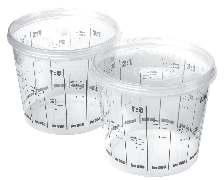 яЕмкость с крышкой пл. д/ смеш.краски 0,75 л VIKA