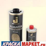 Jeta Superior Alligator - Окрашиваемое, колеруемое защитное покрытие 2К на полиуретановой основе для защиты поверхности от механического или химического воздействия + катализатор.темно-серый 0,375+0,125кг JetaPro