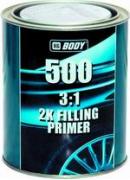 Грунт акриловый порозаполняющий 3:1 А-500 2К(1л+0,33л) (красный) BODY