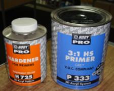 Грунт PRO 3+1 с отвердителем 725 (1л+0,33л) серый BODY