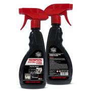 Полироль пл.и резины Фр.сад 400мл/15 шт.АГАТ/FED