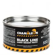 CHAMAELEON Шпатлевка легкая со стекловолокном 1л (1,85кг) Black Line (вкл.отвердитель)  15335