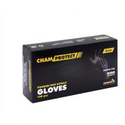 Перчатки нитрил.80шт Super Grip черные L Хамелеон