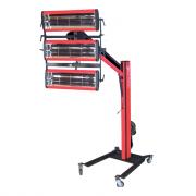 Инфракрасная сушка BQ 103 Инфракрасная передвижная сушка. Диапазон рабочих высот: 0,15…2,1м. Три элемента по 1000Вт, с таймером. Зона обогрева 0,8м х 1м. Zhaoqing