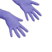 Перчатки нитрил.,текстур.FORTESS,М (голубые)