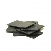 23004 Шпатель резиновый ,черный7,5х12,5см "INP"