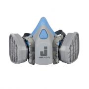 5500 Респиратор в КОМПЛЕКТЕ:маска+уголь фильтр ((байонетное крепление фильтров) ) 2шт, предфильтр 4шт , держатель 2шт, перчатки JETA