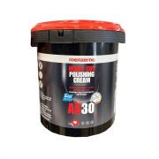 Высокоабразивная полировальная паста AS30.Назначение: полировка гелькоута, полиуретановых и полиэфирных лаков. С меховым полировальным диском позволяет быстро удалить риски от абразива Р1000. 1кг14992.203.001 MENZERNA