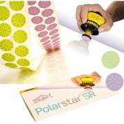 Шлифовальные цветки Polarstar SR5 Ø 32 мм, зерно Р2500,микроабразивы на пленочной основе, самоклеящиеся; "Мирка"