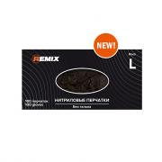 Перчатки нитриловые REMIX GENERAL (черные) L