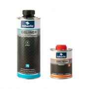 Полиуретановое защитное покрытие Roberlo ROBLINER 3:1, 600 мл, черный (12шт)