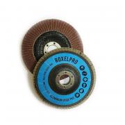 111853 RoxelPro Лепестковый круг ROXONE 125 х 22мм, оксид алюминия, конический, Р40