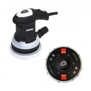 ER 155 TE Ротор-орбитальная шлифовальная машинка с автономным пылеотводом для тонкого шлифования, вертикального типа, электронный регулятор оборотов,  частота вращения 4000 - 10000 об/мин, мощность 310 Вт, орбитальный ход 5 мм, вес 1,5 кг,  диск Velcro (л