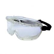 EF 005 Защитные очки-полумаска,  прозрачные,  из эластичного материала, с  прозрачной линзой с боковыми загибам